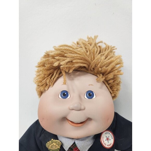Vintage 1997 Cabbage Patch Kids Doll Charles Henry Class President Danbury Mint - Picture 4 of 8
